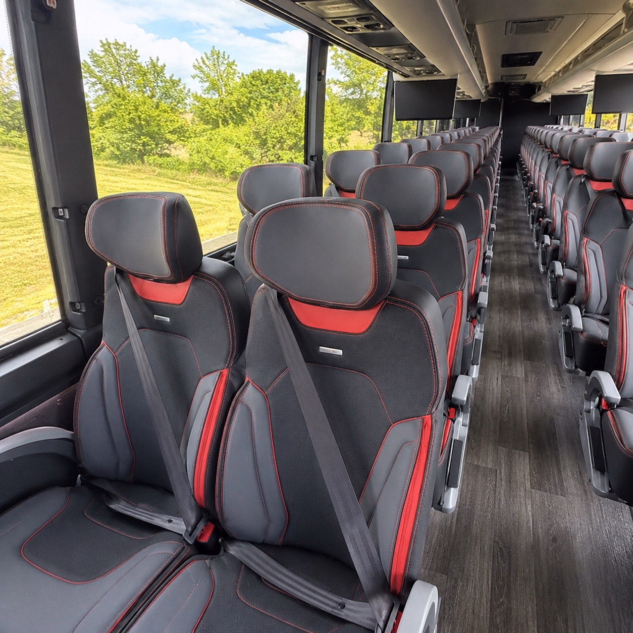 torrance school event transportation onboard seating