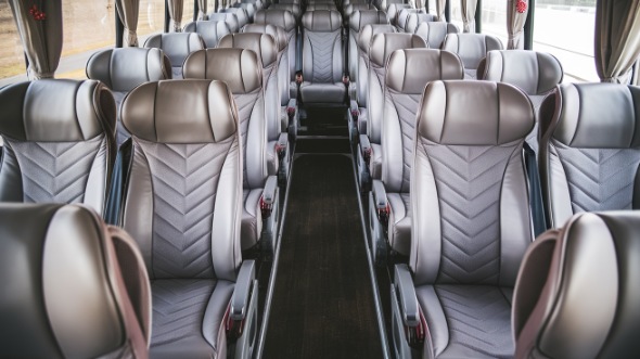 54 passenger charter bus interior hawthorne