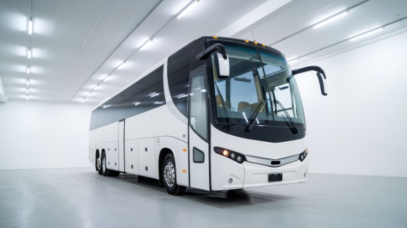 56 passenger charter bus whittier